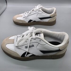 Reebok Club C Grounds White Tan Gum Sneakers Low Top Shoes 30255WW Womens 9